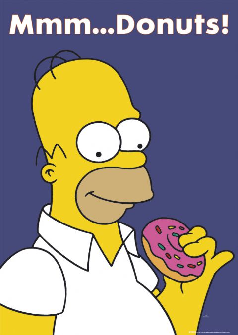 Homer likes donuts